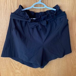 Simple black shorts